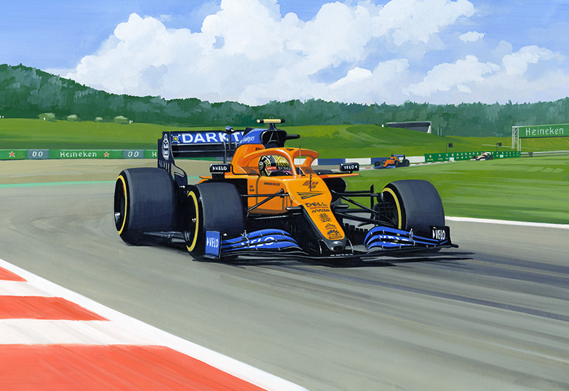 Lando Norris Painting